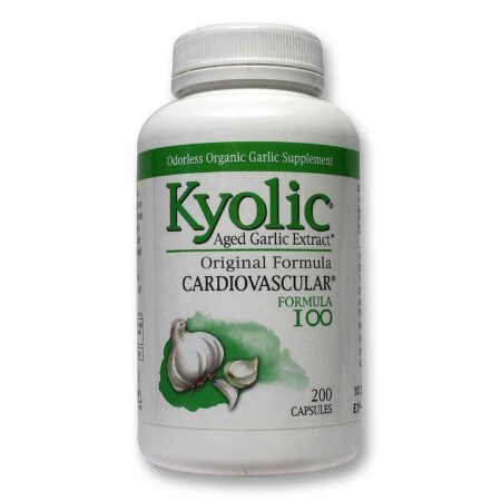 Kyolic Fórmula, Kyolic™ Extrato de Alho Cardiovascular - Livre de levedura - 200 Cápsulas