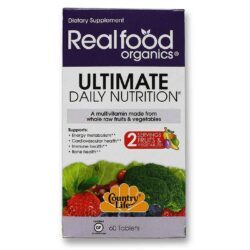 Country Life Real Food Orgânicos Nutrição Diária 60 Tabletes – Saúde e Vitalidade Completa