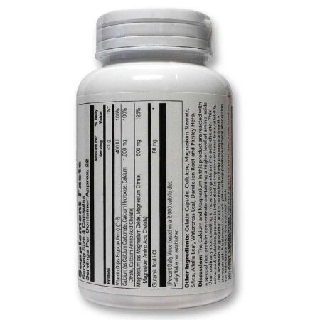 Solaray, Magnésio Cálcio com Vitamina D - 90 Cápsulas - Image 3