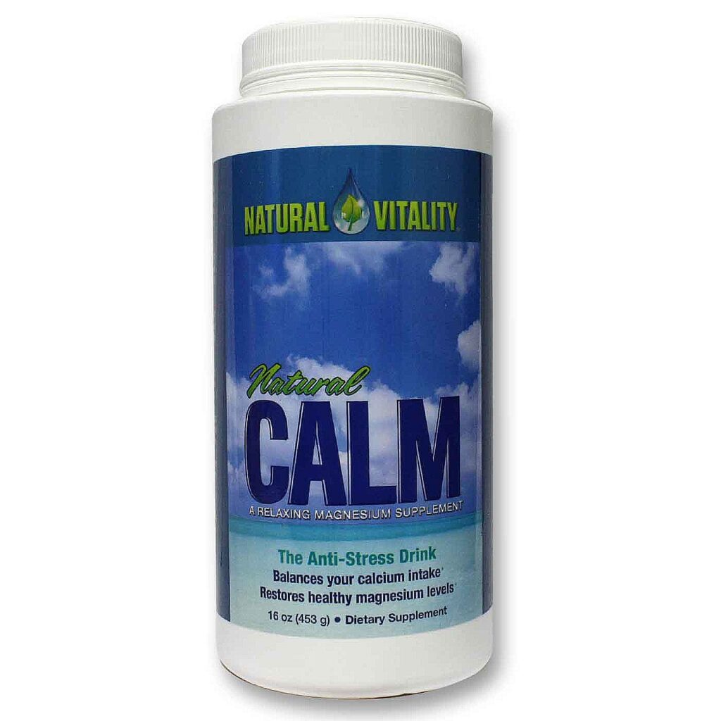 Natural Vitality Natural Calm Bebida Mineral Anti-Estresse Original 453g