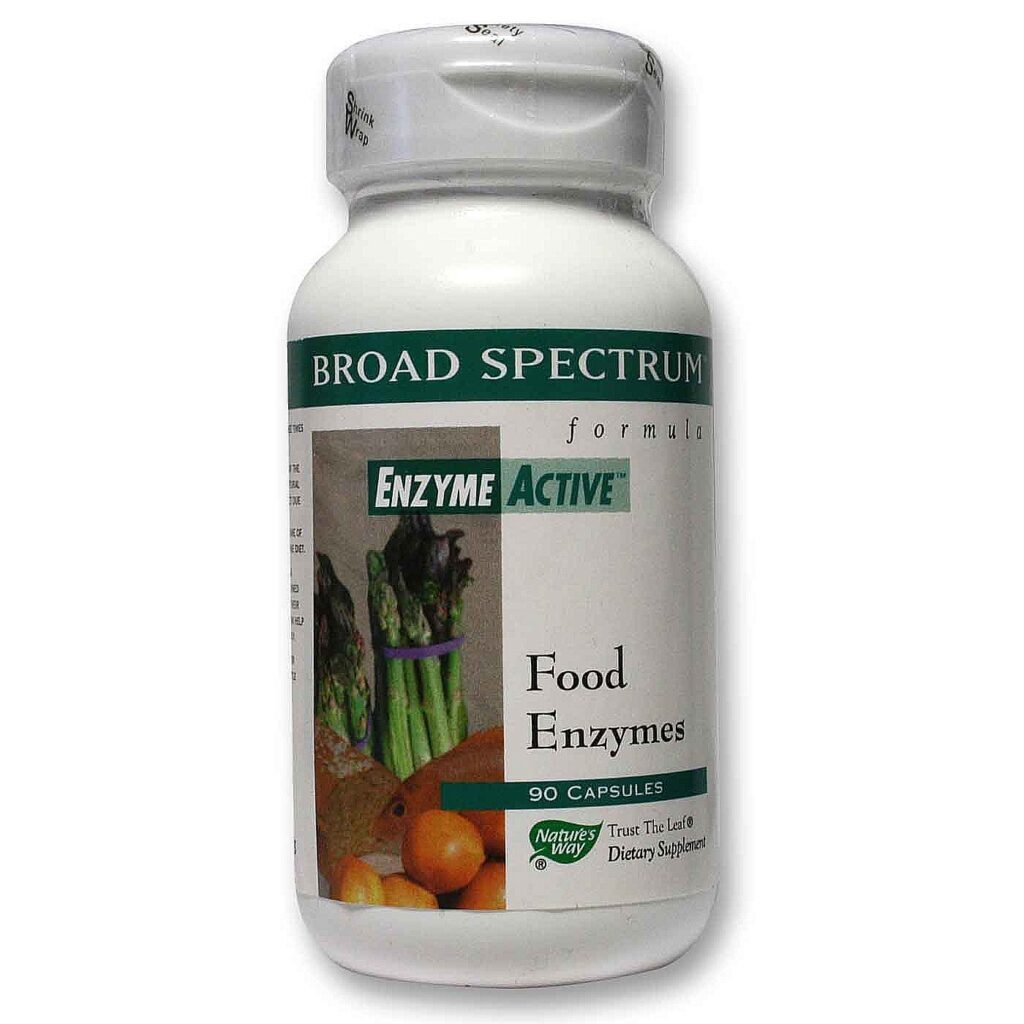 Nature's Way Enzimas de Alimentos - 90 Cápsulas: Saúde Digestiva e Mais