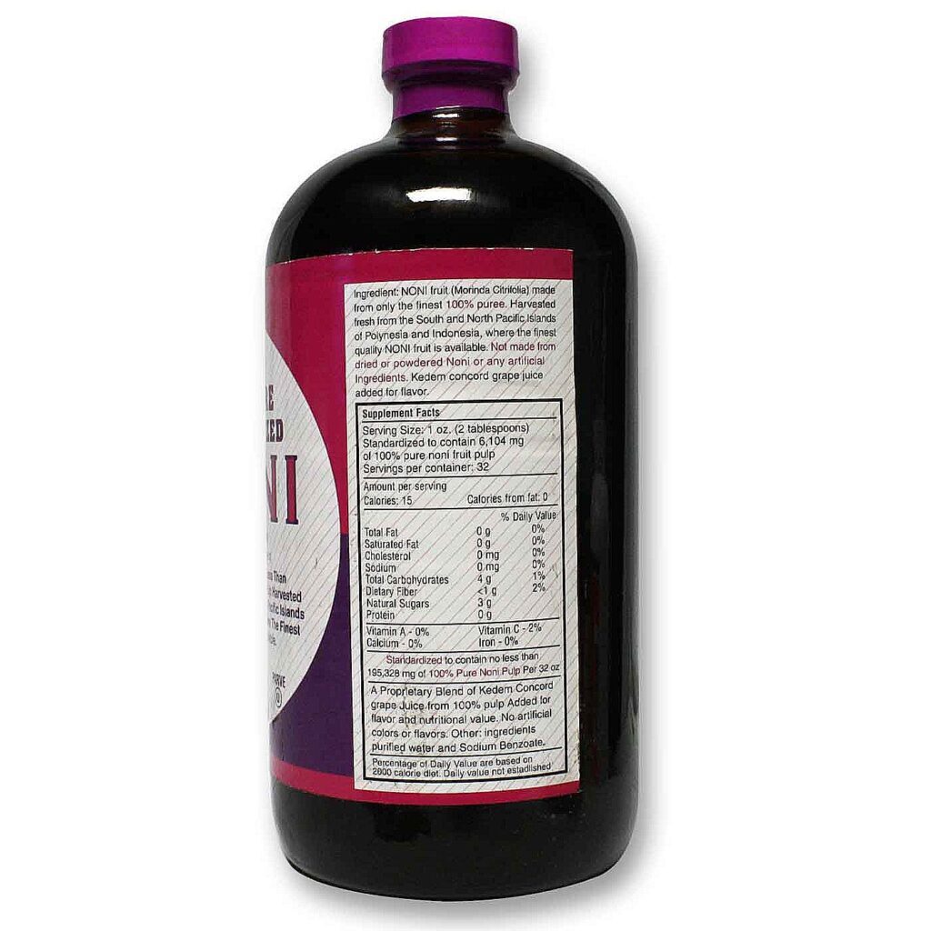 Only Natural Suco de Noni 100% Puro 946ml - Rico em Antioxidantes Naturais - Imagem 2