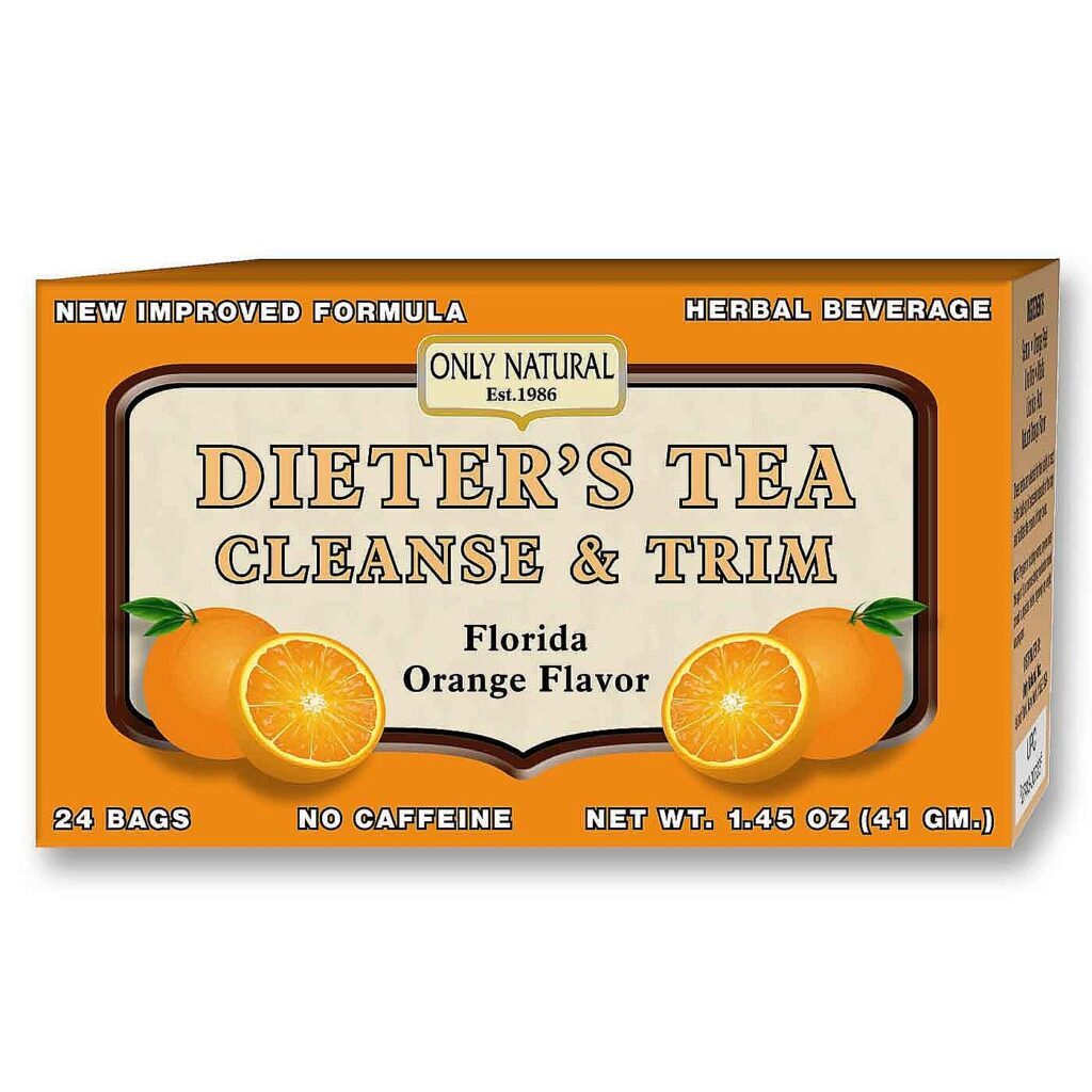 Only Natural Chá Dietético Laranja - 24 Saquinhos para Bem-Estar e Controle de Peso