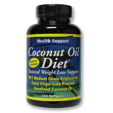 Health Support, Óleo de Coco - 120 Cápsulas em Gel