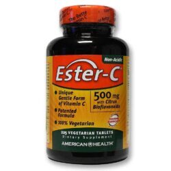 Ester C® 500mg American Health com Bioflavonóides Cítricos - 225 Tabletes Vegetarianos