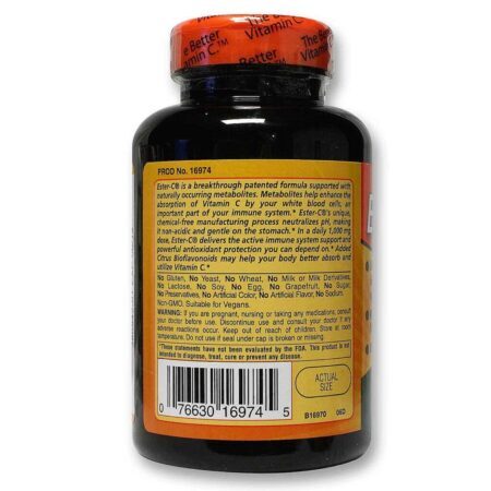 Ester C® 500mg American Health com Bioflavonóides Cítricos - 225 Tabletes Vegetarianos - Imagem 3