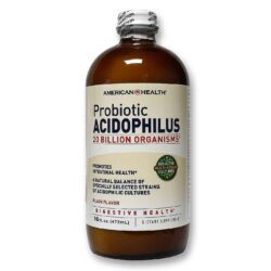 American Health Acidophilus Cultura 472ml (16 fl oz) – Probiótico Concentrado para Saúde Intestinal no Brasil