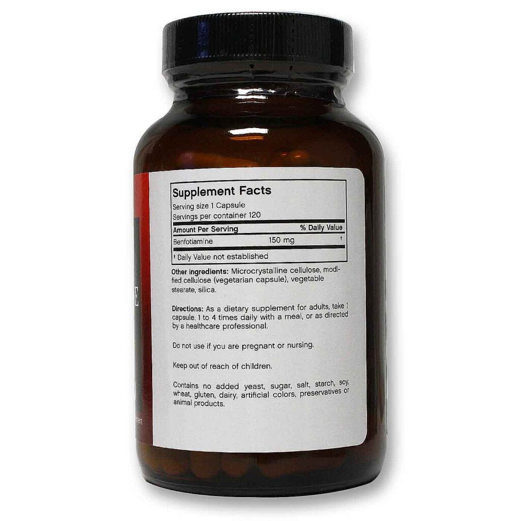 Futurebiotics Benfotiamina 120 Cápsulas Vegetarianas - Suporte Neuronal e Metabólico - Imagem 2