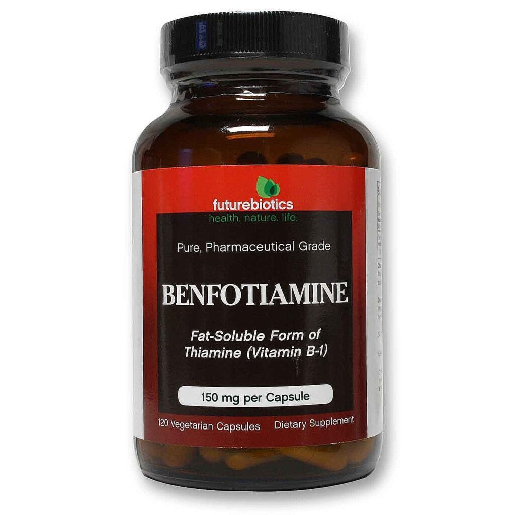 Futurebiotics Benfotiamina 120 Cápsulas Vegetarianas - Suporte Neuronal e Metabólico