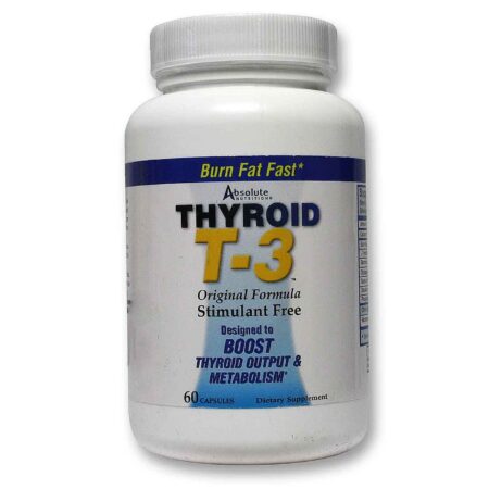 Absolute Nutrition Thyroid T-3 60 Cápsulas