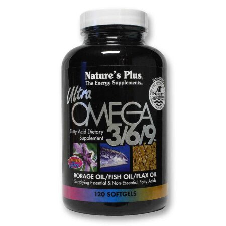 Nature's Plus, Ultra Omega 3/6/9 - 120 Cápsulas em Gel