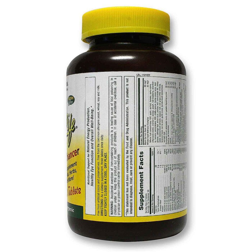 Nature's Plus Ultra Source of Life® Multivitamínico com Luteína - 180 Tabletes - Imagem 2