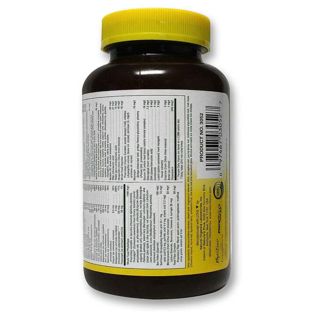 Nature's Plus Ultra Source of Life® Multivitamínico com Luteína - 180 Tabletes - Imagem 4