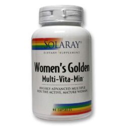 Solaray Multi-Vita-Min Mulheres de Ouro 90 Cápsulas: Vitalidade e Bem-Estar Feminino