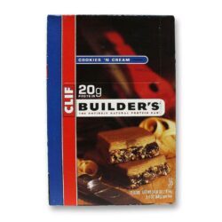 Clif Bar Builder's Cookies e Creme: 12 Barras de Proteína para Energia e Recuperação Muscular no Brasil