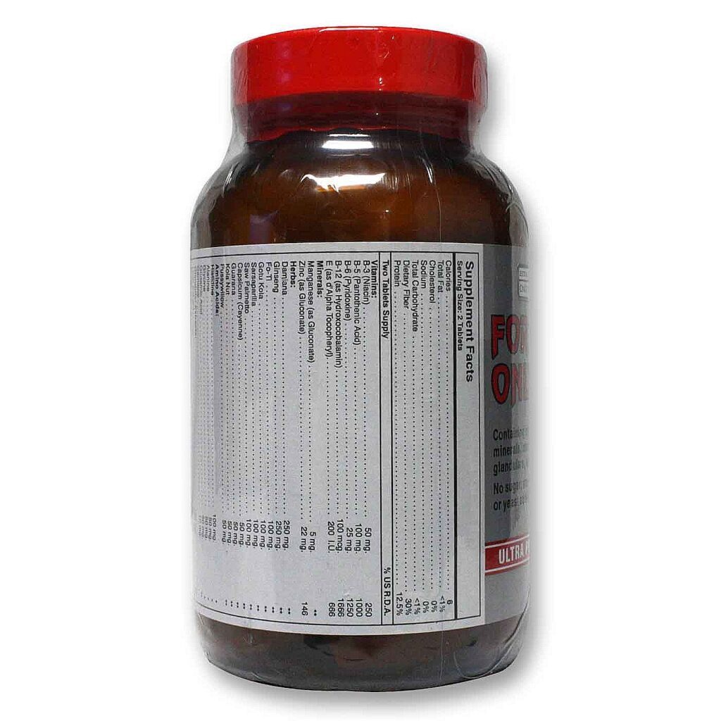Only Natural For Men Only II Performance Masculina 60 Tabletes - Imagem 2