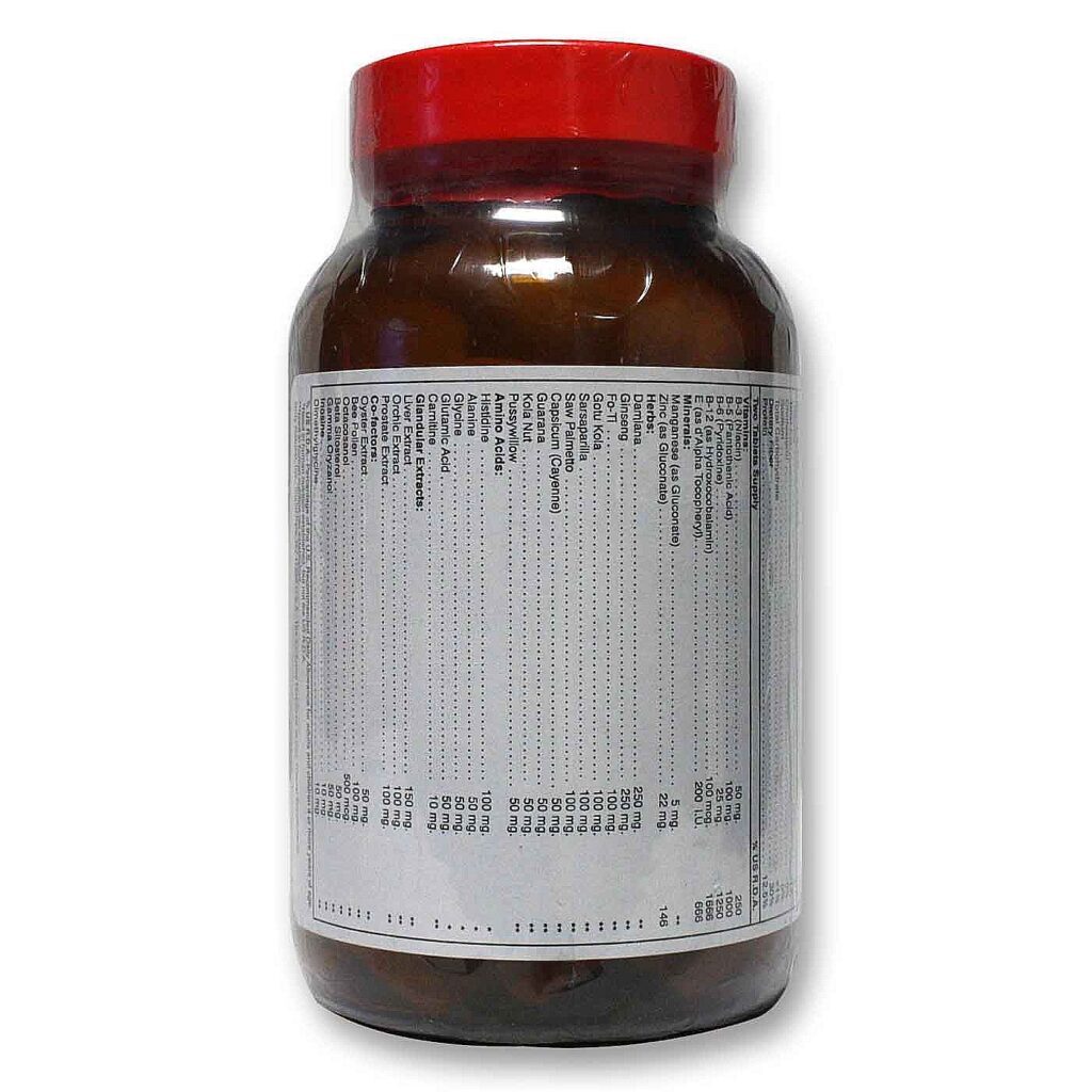 Only Natural For Men Only II Performance Masculina 60 Tabletes - Imagem 3