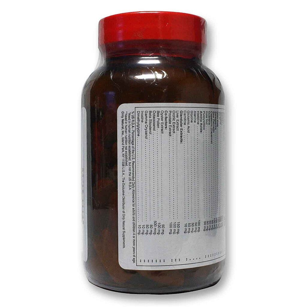 Only Natural For Men Only II Performance Masculina 60 Tabletes - Imagem 4