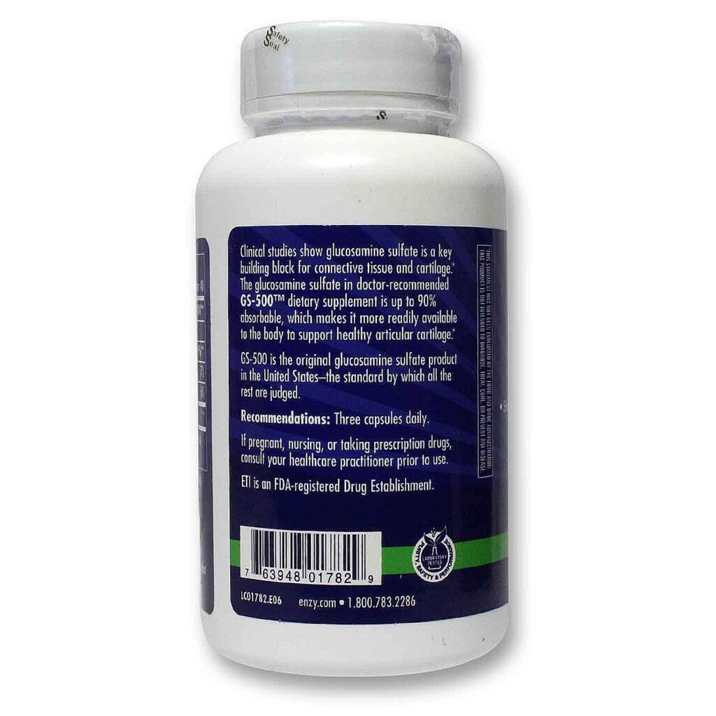 Enzymatic Therapy GS-500™ - 120 Cápsulas: Potencialize Sua Saúde Digestiva - Imagem 3