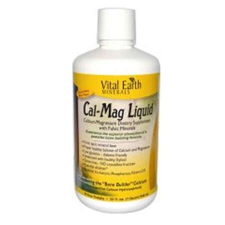 Vital Earth Minerais, Cal-Mag Líquido - 32 fl oz