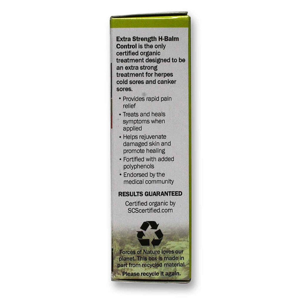 Forces of Nature H-Balm Control Extra Forte 11ml: Alívio Intenso e Duradouro - Imagem 2