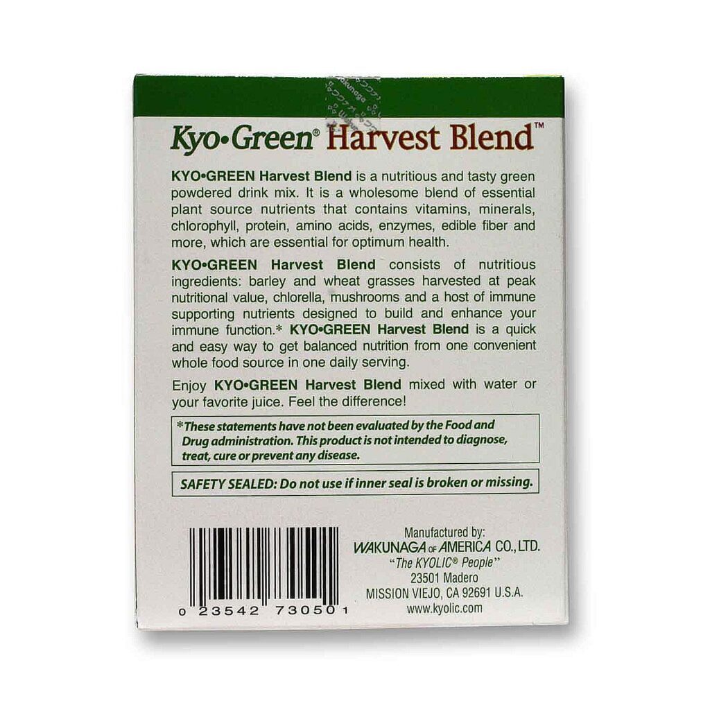 Kyolic Kyo-Green Harvest Blend 172.5g: Energia e Bem-Estar Natural - Imagem 3