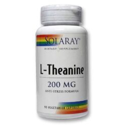 Solaray L-Theanine 90 Cápsulas Vegetarianas - Fórmula Anti-Stress Natural