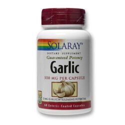 Solaray Alho 500 mg 60 Cápsulas: Potencialize Sua Saúde Naturalmente