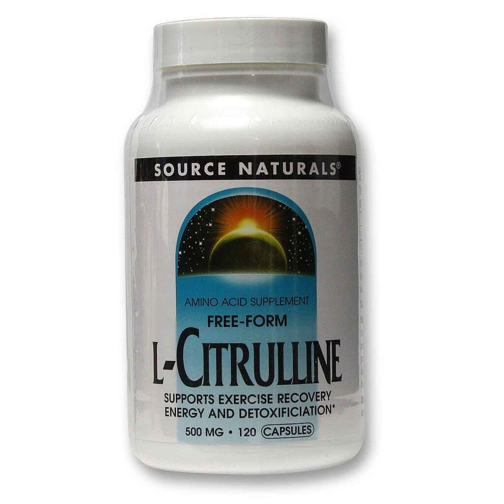 Source Naturals L-Citrulina 500 mg - 120 Cápsulas: Energia e Desempenho para o Seu Dia