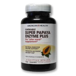 American Health Super Enzima de Mamão Sem Açúcar - 180 Comprimidos: Seu Aliado Digestivo Natural