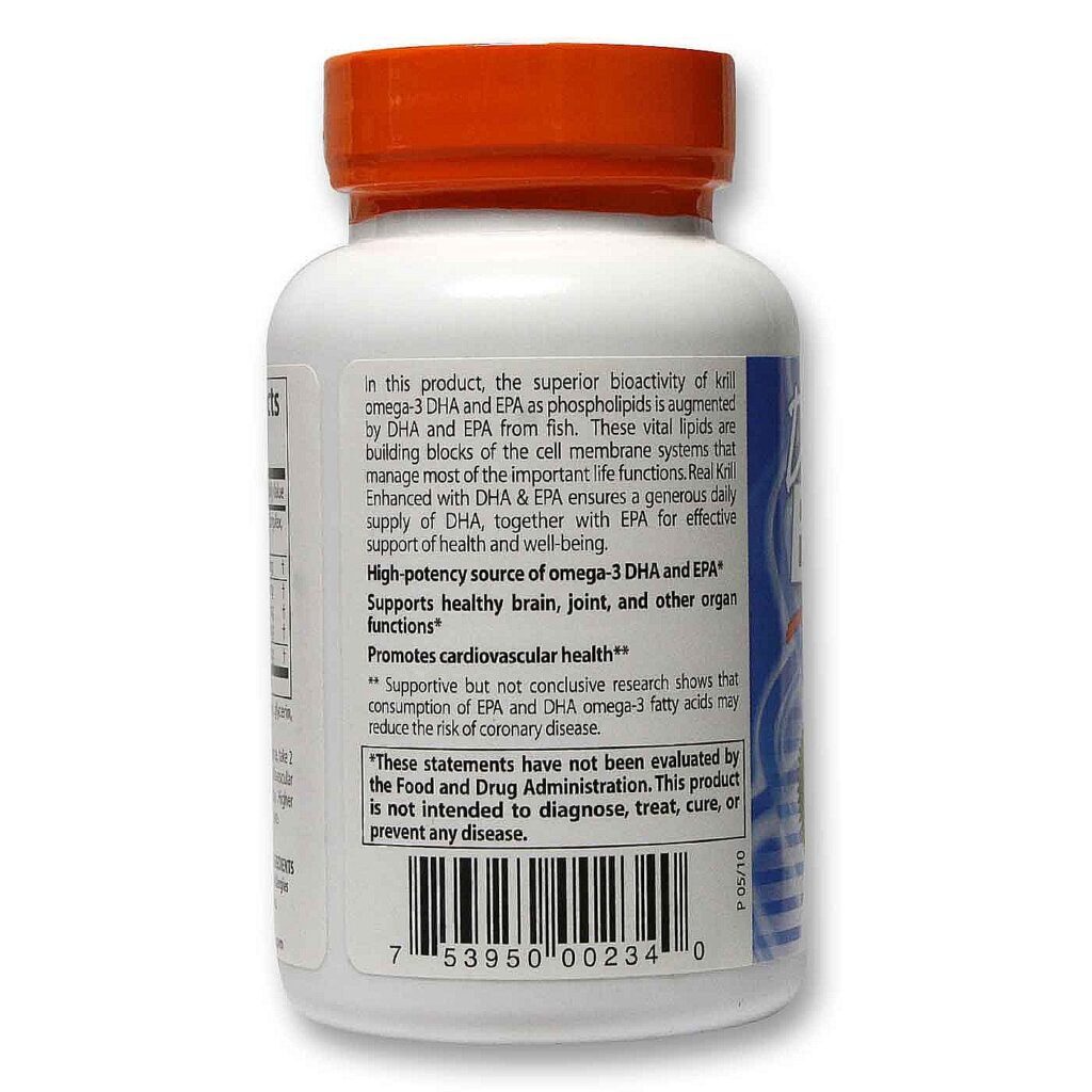 Doctor's Best Krill Oil Puro com DHA e EPA 60 Géis - Saúde Cardiovascular e Cerebral no Brasil - Imagem 3