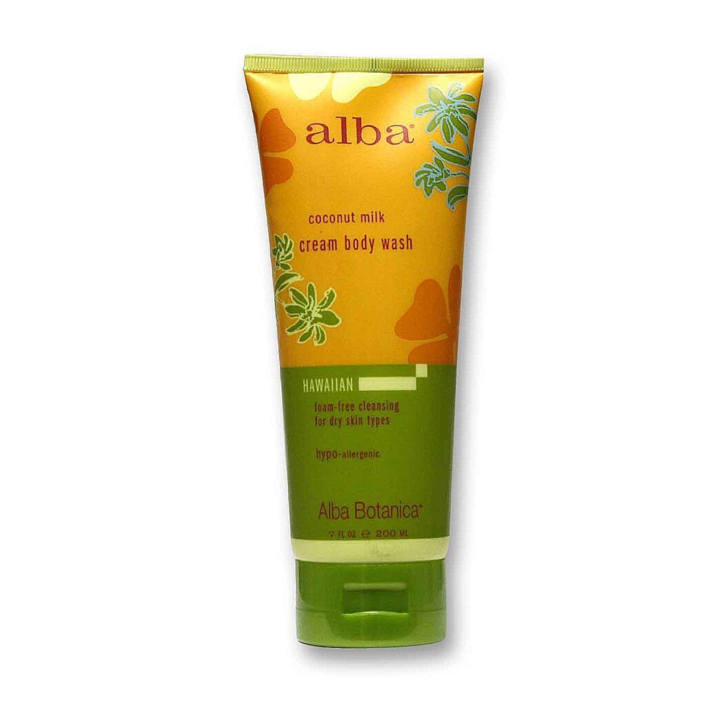 Alba Botanica Sabonete Líquido Corporal Leite de Coco 200mL Hidratação Profunda
