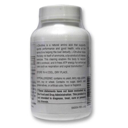Source Naturals L-Citrulina 500 mg - 60 Cápsulas: Energia e Bem-Estar - Imagem 3