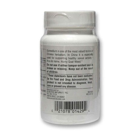 Source Naturals, Erva Horny Goat 1000 mg - 30 Tabletes - Image 3