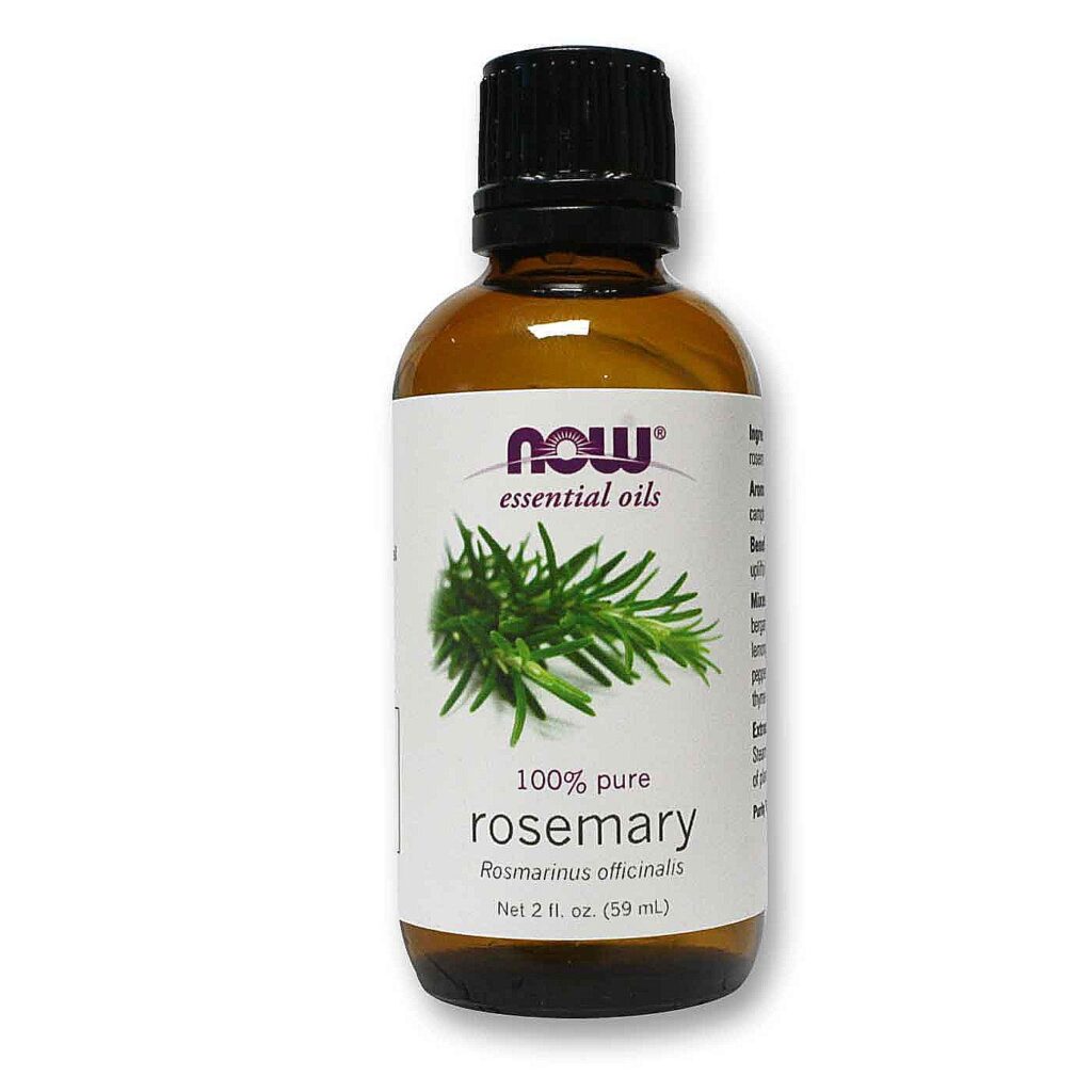Óleo Essencial de Alecrim Now Foods 100% Puro - 59 ml | Concentração e Bem-Estar