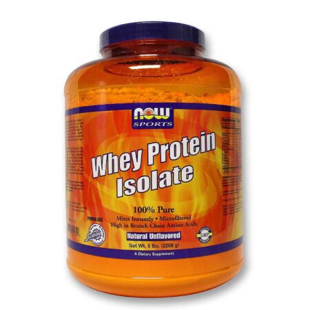 Whey Proteína Isolado Now Foods Natural 2.268 g