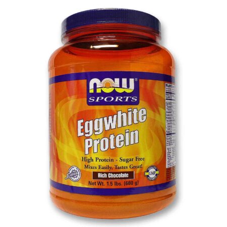 Now Foods, Proteína da Clara de Ovo 100% Pura - Chocolate - 680g