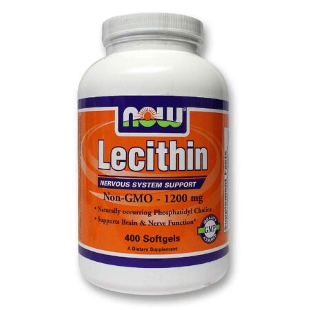 Now Foods, Lecitina de 1200 mg - 400 Cápsulas em Gel