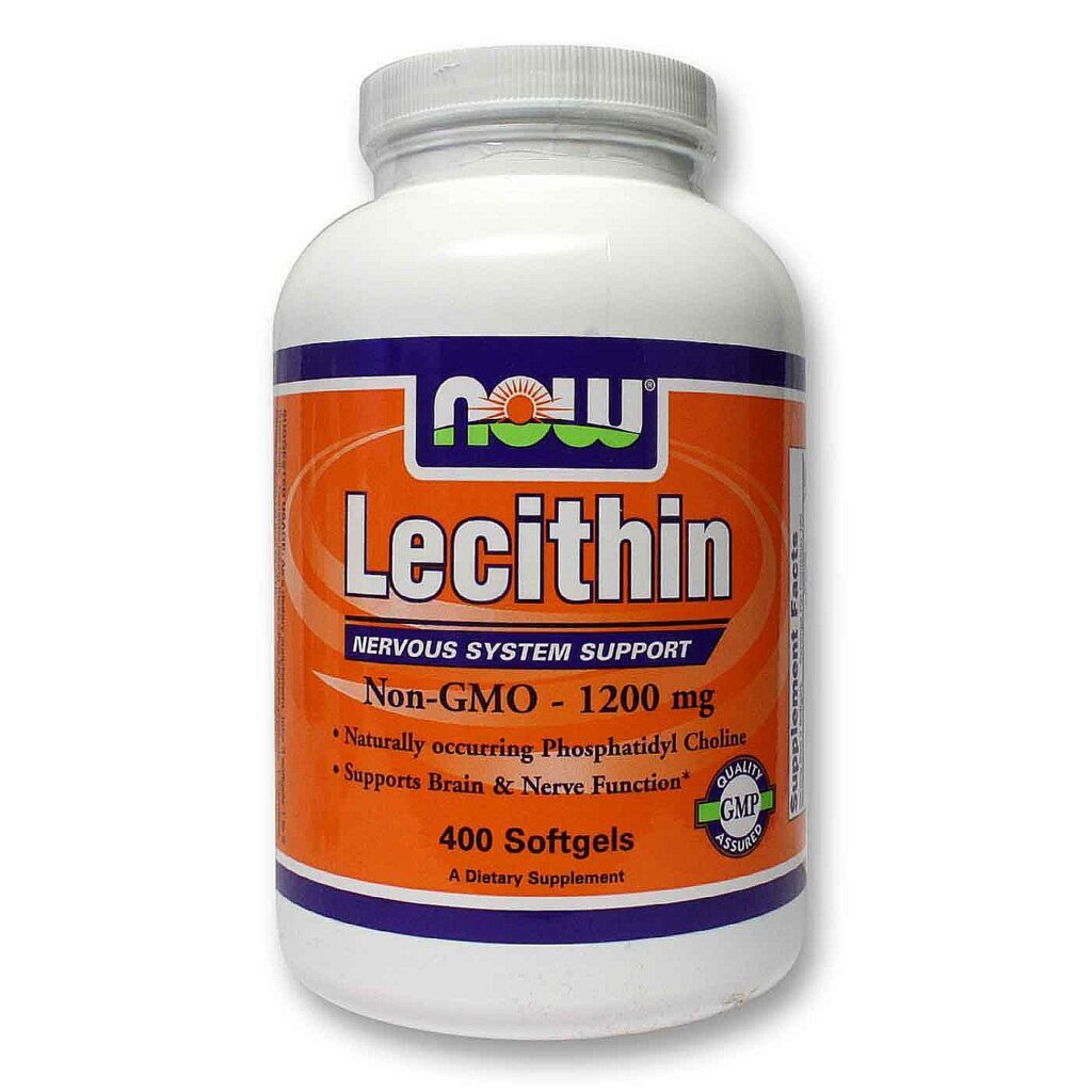 Now Foods Lecitina 1200mg - 400 Cápsulas em Gel: Saúde e Bem-Estar