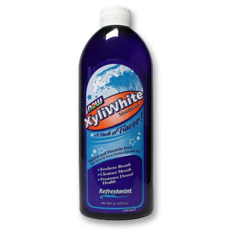 Now Foods, Enxaguante Bucal XyliWhite™, Menta Refrescante - 473 ml (16 fl oz)