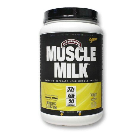 CytoSport, Mix de Proteínas Muscle Milk®, Creme de Banana - 2.47 lbs/ 1120 g