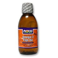 Ômega 3 Óleo de Peixe Now Foods Sabor Limão - 200 ml (7 fl oz)