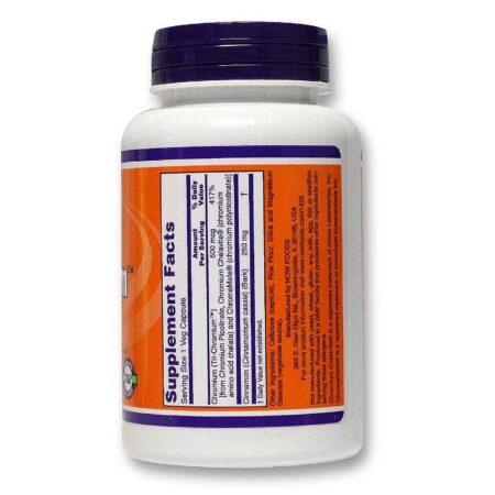 Now Foods, Tri-Cromo 500 mcg - 180 Cápsulas Vegetarianas - Image 2