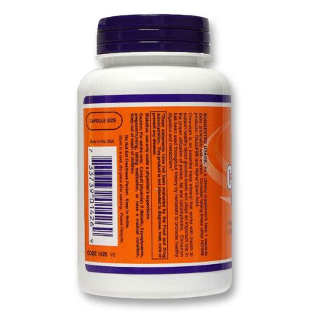 Now Foods, Tri-Cromo 500 mcg - 180 Cápsulas Vegetarianas - Image 3