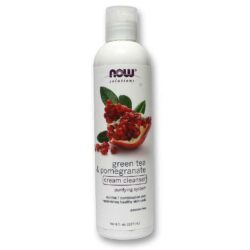 Now Foods Creme de Limpeza Facial Romã e Chá Verde - 237ml (8 fl oz)