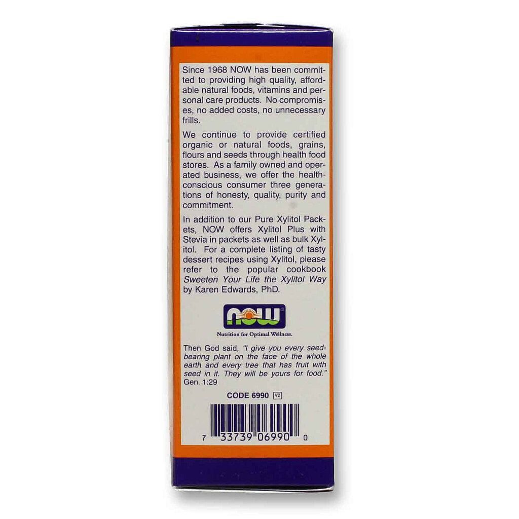 Now Foods Xilitol Puro - Adoçante Natural 75 Pacotes - Saúde e Bem-Estar - Imagem 4