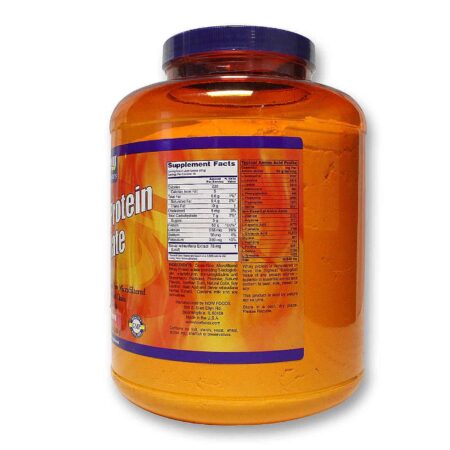 Now Foods, Whey Protein Isolado, Sabor Morango - 2.268 g - Image 2