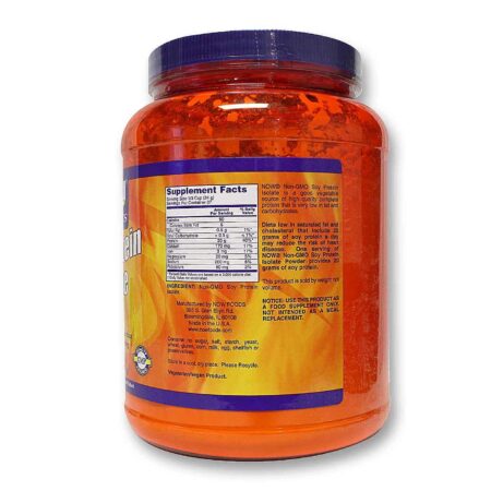 Now Foods, Isolado de Proteína de Soja - 2 lbs (907g) - Image 2