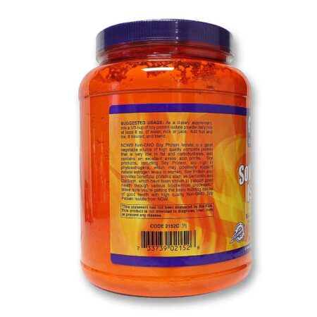 Now Foods, Isolado de Proteína de Soja - 2 lbs (907g) - Image 3