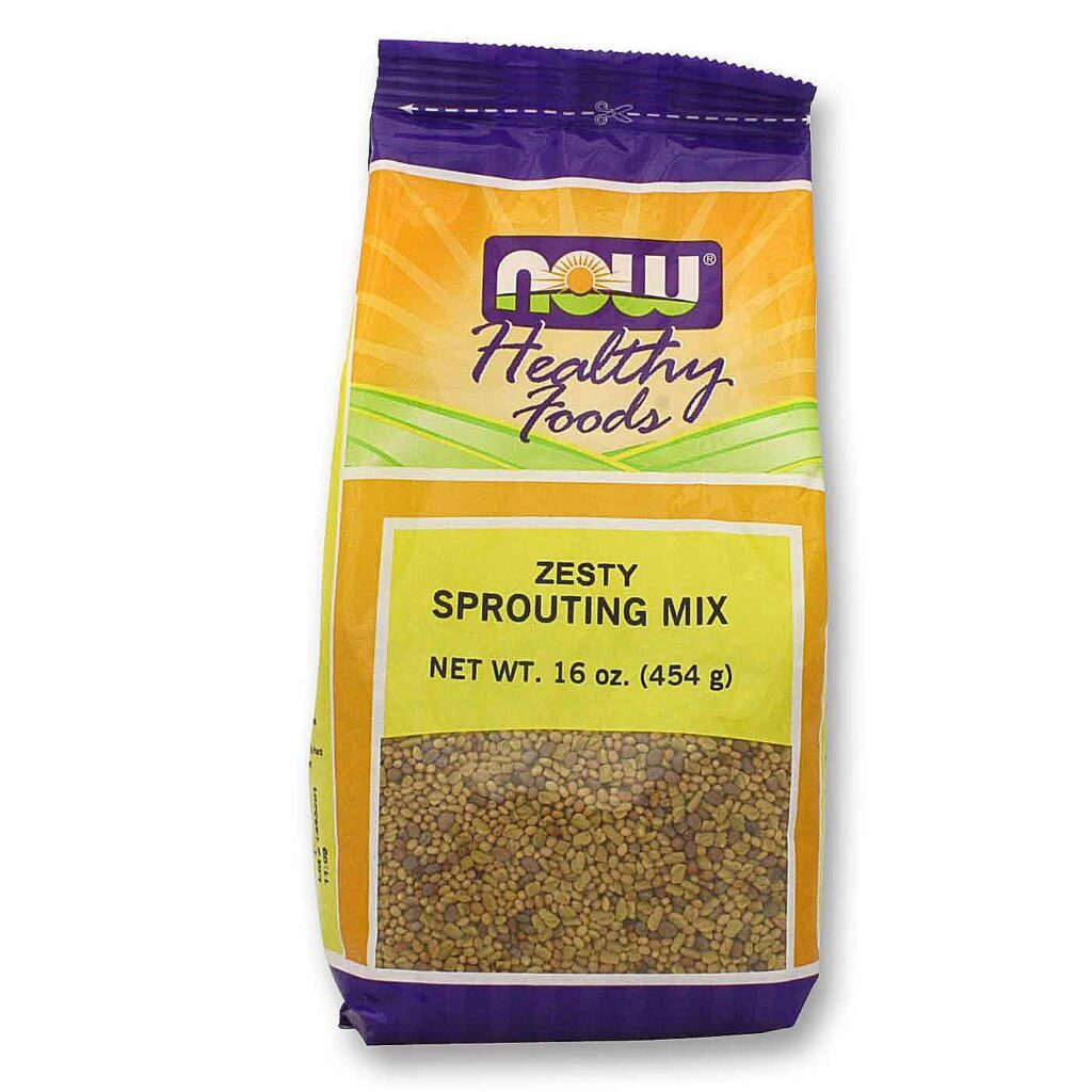 Now Foods Mix de Sementes para Brotos - 454g (16oz) Nutrição e Vitalidade